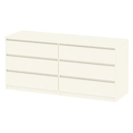 Tvilum Scottsdale Drawer Dresser, (Off White (6-Drawer Double Dresse))