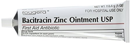 Bacitracin Zinc Ointment, USP - 4 Oz Tube - Fougera - Tube