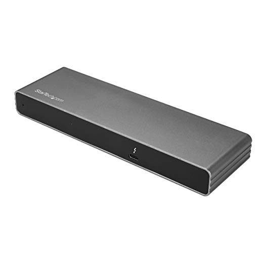 StarTech.com Thunderbolt 3 Dock - Mac/Windows - Dual 4K 60Hz - 85W PD - Thunderbolt 3 to HDMI/VGA / DP - Thunderbolt 3 Docking Station