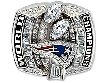 Tom Brady 2004 New England Patriots Super Bowl Championship Replica Ring