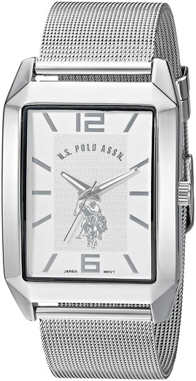 U.S. Polo Assn. Classic Men's USC80358 Analog Display Quartz Silver-Tone Watch