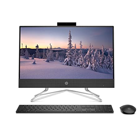 HP AIO PC 12th Gen Intel Core i3-1215U 21.5 inch(54.6 cm) FHD Anti Glare Display (8GB/1TB HDD 256GB SSD/Win 11/Intel UHD Graphics/Wireless Keyboard & Mouse Combo/MS Office/Jet Black,22-dd2456in