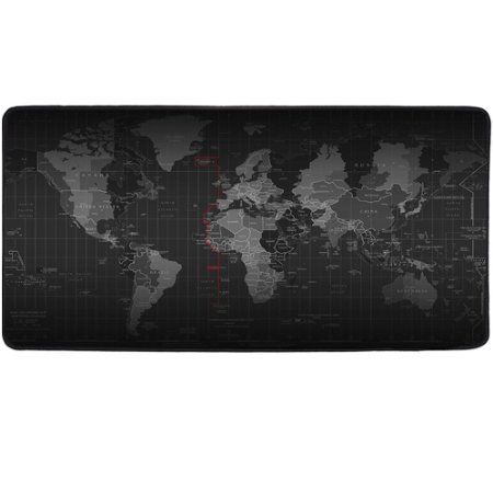 Cmhoo XXL Professional Large Mouse Pat & Computer Game Mouse Mat (35.4x15.7x0.1IN, Map)