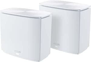 ASUS ZenWiFi AX Hybrid(XC5) AX3000   MoCA 2.5 Mesh WiFi 6 System (2pk) - Whole Home Coverage up to 3,500 Sq.Ft. & 4  Rooms for Thick Walls, AiMesh, Lifetime Security, Easy Setup