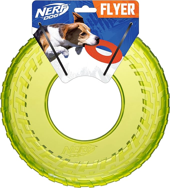 Nerf Dog 10in Atomic Flyer - Green