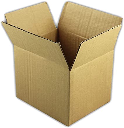 50 EcoSwift 5x4x4 Corrugated Cardboard Packing Boxes Mailing Moving Shipping Box Cartons 5 x 4 x 4 inches
