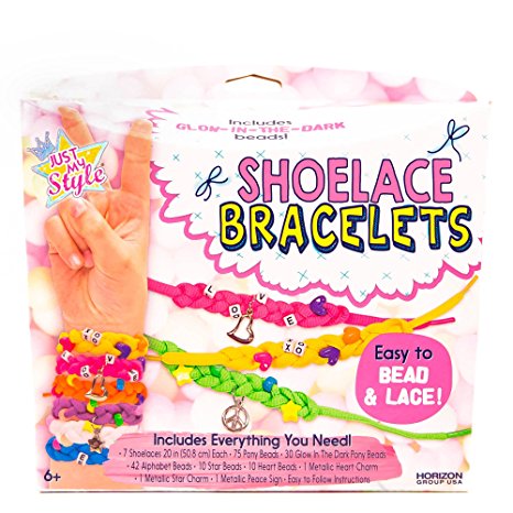 Just My Style Shoelace Bracelets by Horizon Group USA