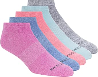 Skechers Women's 5 Pack Low Cut Socks