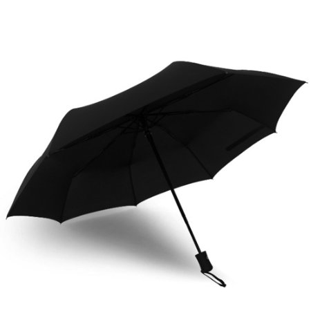 Vahista Novelty Full-automatic Rain Umbrella & Parasol - Windproof & Foldable Sunshade, Auto Open / Close, Black