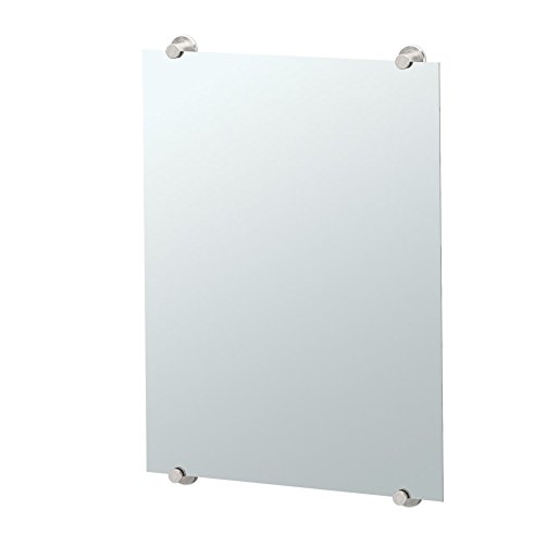 Gatco 1562 Latitude II Minimalist Mirror, Satin Nickel