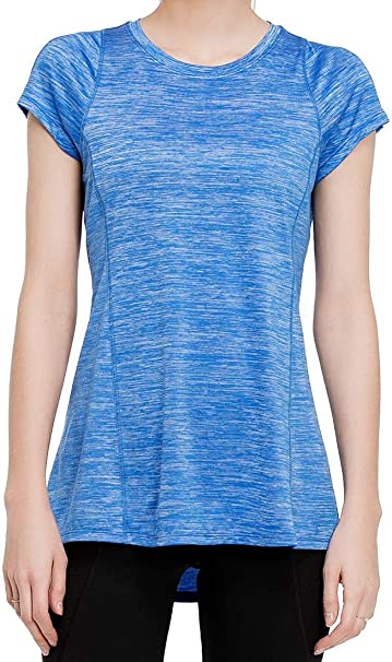 Workout T-Shirt Women's Yoga Tops Sports Ultimate Short-Sleeve Active Running Fitness
