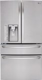 LG LMXS30746S French Door Refrigerator with 30 Cu Ft Capacity in Stainless Steel