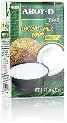 Aroy-D 100 Percent Original Coconut Milk, 250 ml