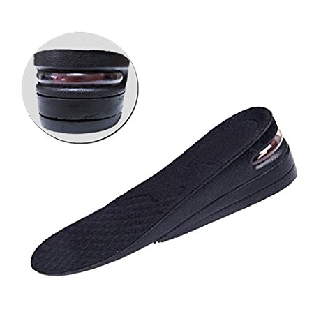 3-Layer Air up Height Increase Elevator Shoes Insole Lift Kit - 6 cm (approximately 2.5 inches) Heels Inserts for Men & Women (US Men's(7.5-14))