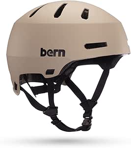 Bern Macon 2.0 Adult Multisport Helmet for Bike, Skateboard, Scooter