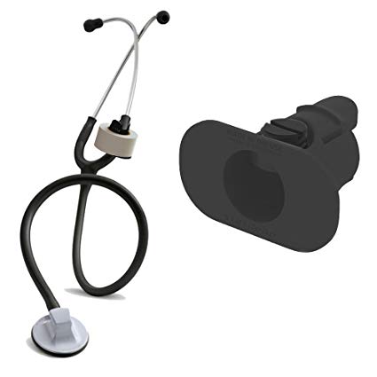 Stethoscope Tape Holder by StatGear-for Nurse, EMT, EMS, Medical Providers,Black.