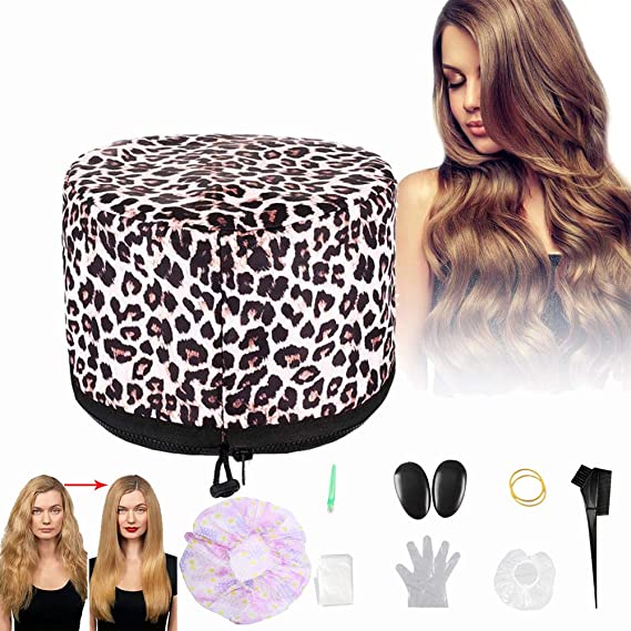 110V Hair Care Hat,Hair SPA Cap,Hair Care Steamer Cap,Thermal Hair Cap,Waterproof Home Hair Thermal Care Electric Hair Treatment Beauty Steamer Perfect for Family Personal Care