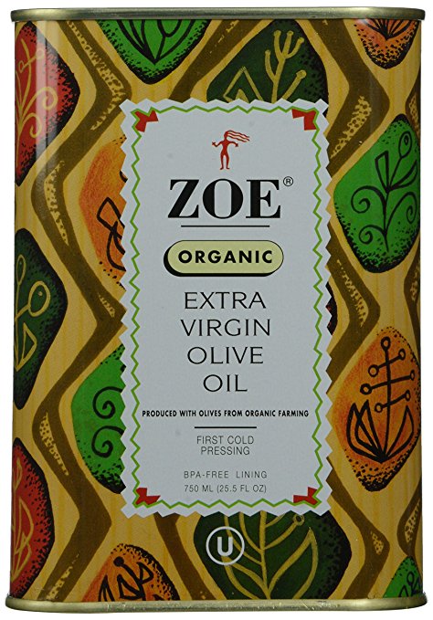 Zoe Organic Extra Virgin Olive Oil, 25.5 Fluid Ounce