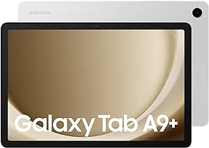 Samsung Galaxy Tab A9  Android Tablet, 64GB Storage, Large Display, 3D Sound, Silver, 3 Year Manufacturer Extended Warranty (UK Version)