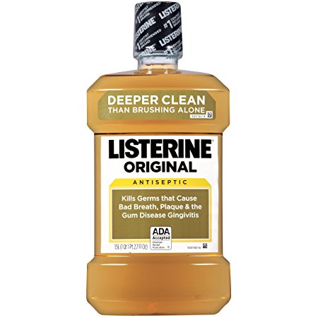 Listerine Antiseptic Mouthwash, Original, 1.5 Liters
