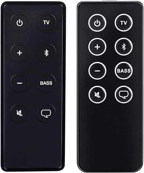 New Replaced Remote Control for Bose Solo 5 10 15 Series ii TV Sound System 732522-1110 418775 410376 TV Soundbar System, for Bose Solo Series II TV Speaker Remote (with CR2025 Battery)