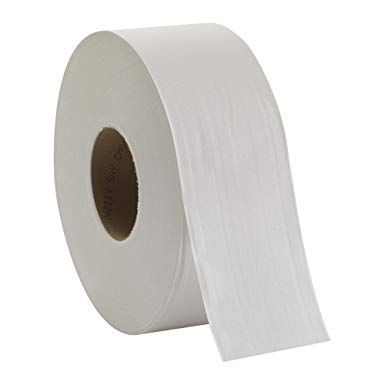 Georgia Pacific Envision 2-Ply Jumbo Jr. Toilet Paper, 12798, 1000 Linear Feet per Roll, 8 Rolls Per Case, White