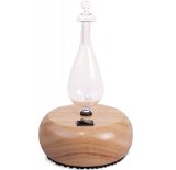 Pippa - Nebulizing Negative Ion Glass  Wood Aromatherapy Diffuser Essential Oil Diffuser Great for use with Young Living Essential Oils doTerra Natures Sunshine Bulk Apothecary and MORE