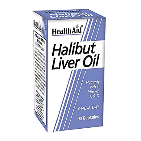Health Aid Halibut Liver Oil 90 Capsules