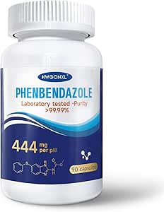 Phenbendazole 444mg 99% Laboratory Purity 90 Capsules