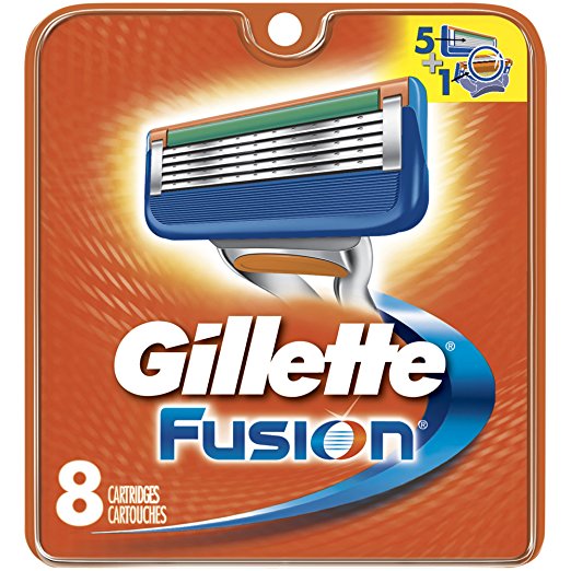 Gillette Fusion Manual Men's Razor Blade Refills, 8 Count, Mens Razors/Blades