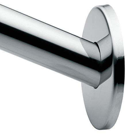 Moen DN2145CH 5-Feet Inspirations Low-Profile Curved Shower Rod (Chrome)