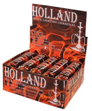 The Big Easy Tobacco Accessories 6015 Holland Quicklite Charcoal