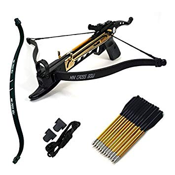 Ace Martial Arts Supply Cobra System Self Cocking Pistol Tactical Crossbow, 80-Pound