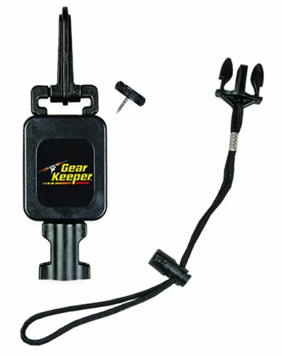 Gear Keeper RT4-1072 Retractable Wading Staff Tether Combo Mount System (Snap Clip or Threaded Stud Mount) with Q/C-II Lanyard Accessory