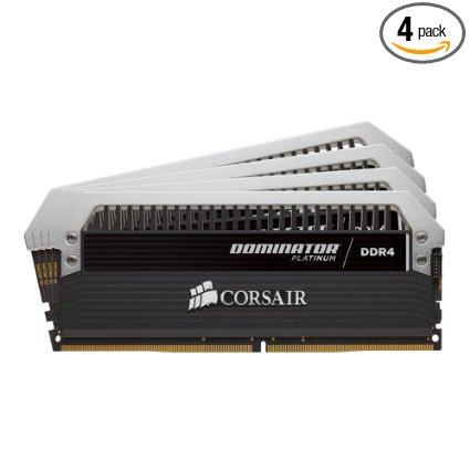 Corsair DOMINATOR Platinum Series 32GB (4 x 8GB) DDR4 DRAM 2400MHz C14 memory kit for DDR4 Systems