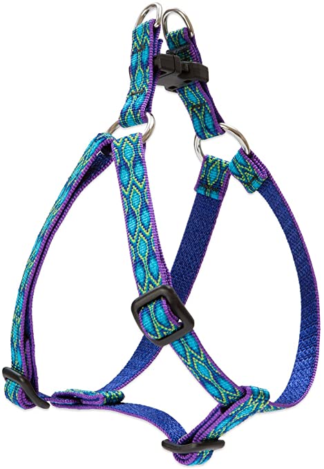 LupinePet Originals 1/2" Rain Song Step In Dog Harness