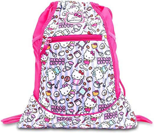JuJuBe x Hello Kitty Grab&Go String Backpack | Lightweight Bag with Tech Pocket
