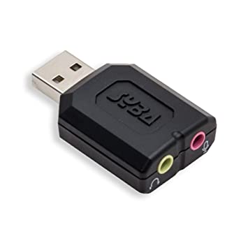 Syba SD-CM-UAUD USB Stereo Audio Adapter (Black)