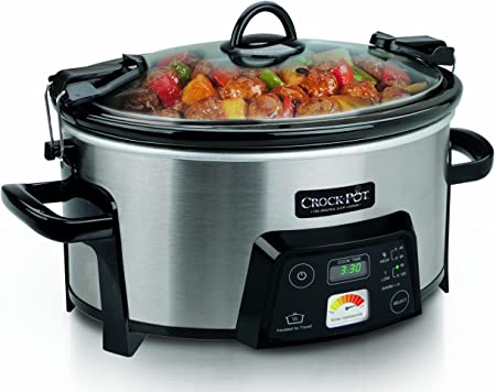 Crock-Pot SCCPCTS605-S Cook Travel Serve 6-Quart Programmable Slow Cooker