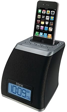 iHome iP21GVC App-Friendly 30-Pin iPod/iPhone Alarm Clock Speaker Dock(Not Compatible w/ iPhone 5)