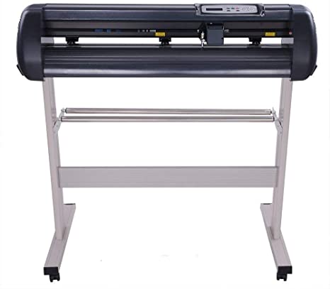 Professional Vinyl Sticker Cutter Plotter Sign Making Machine Kit w/ Software, Tools, and Materials (34" Inch)
