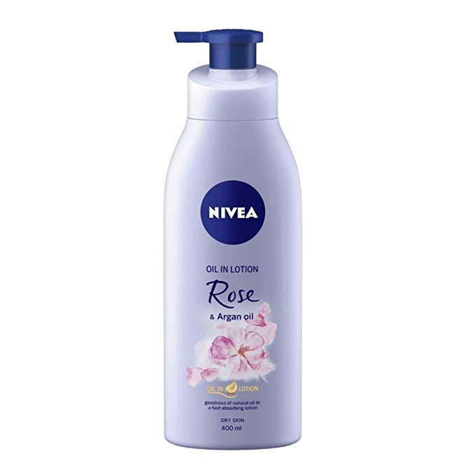 NIVEA Oil in Lotion, Rose and Argan Oil, 400ml