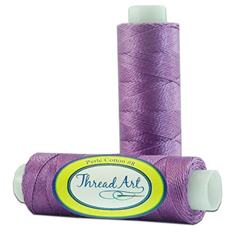 Pearl Cotton Thread - 75yd - Color 553 - VIOLET - 40 Colors Available
