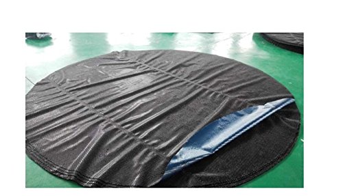 Down Under Black/Blue Solar Cover - 15 Round Pool - 120 Grade - Premium Solar Heater Blanket