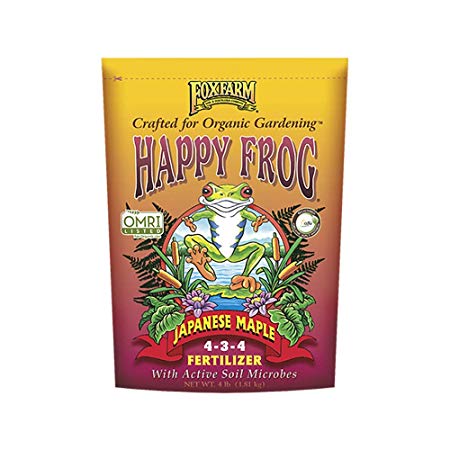 4lbs. Happy Frog Japanese Maple Organic Plant Fertilizer - New Package for 2019