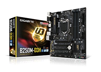 GIGABYTE GA-B250M-D3H LGA1151 Intel H270 2-Way Crossfire Micro ATX DDR4 Motherboard