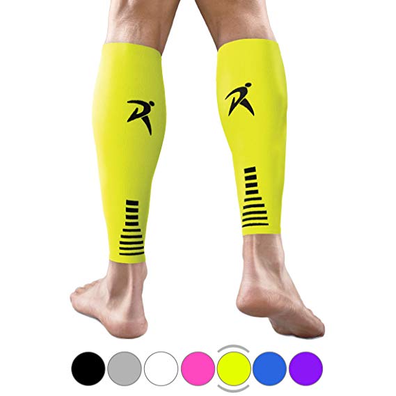 Rymora Calf Compression Sleeves (Ideal for Shin Splints, Running, Sports for Men/Women)