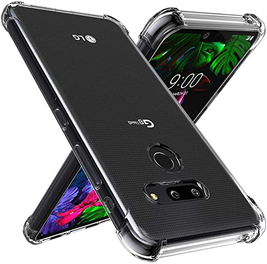 LG G8 ThinQ Case, LG G8 Case, Raysmark [Anti-Scratches] Flexible Crystal Clear TPU Ultra [Slim Thin] Gel Premium Soft Bumper Rubber Protective Case Cover Compatible for LG G8 ThinQ/LG G8 (Clear)