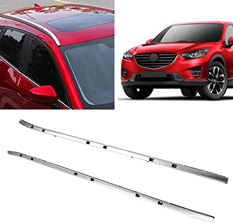 Yeeoy Aluminum Roof Rack Cross Bar Replacement for 2017 2018 2019 2020 2021 Mazda CX-5 Top Side Rails Roof Bars Luggage Carrier Rack