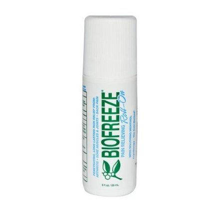 Biofreeze Pain Relief Gel, 3 oz. Roll-on Original Green Formula, Pain Reliever
